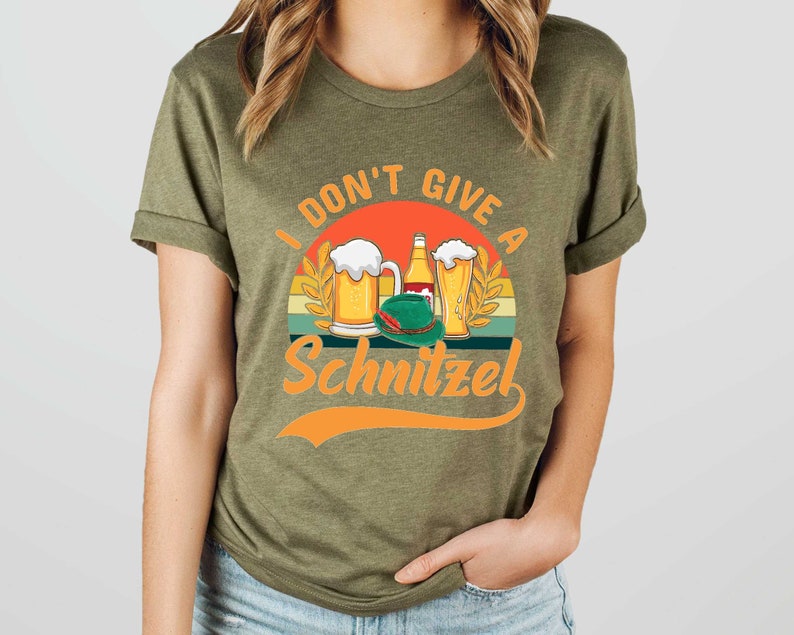 I Don't Give A Schnitzel Oktoberfest T-shirt