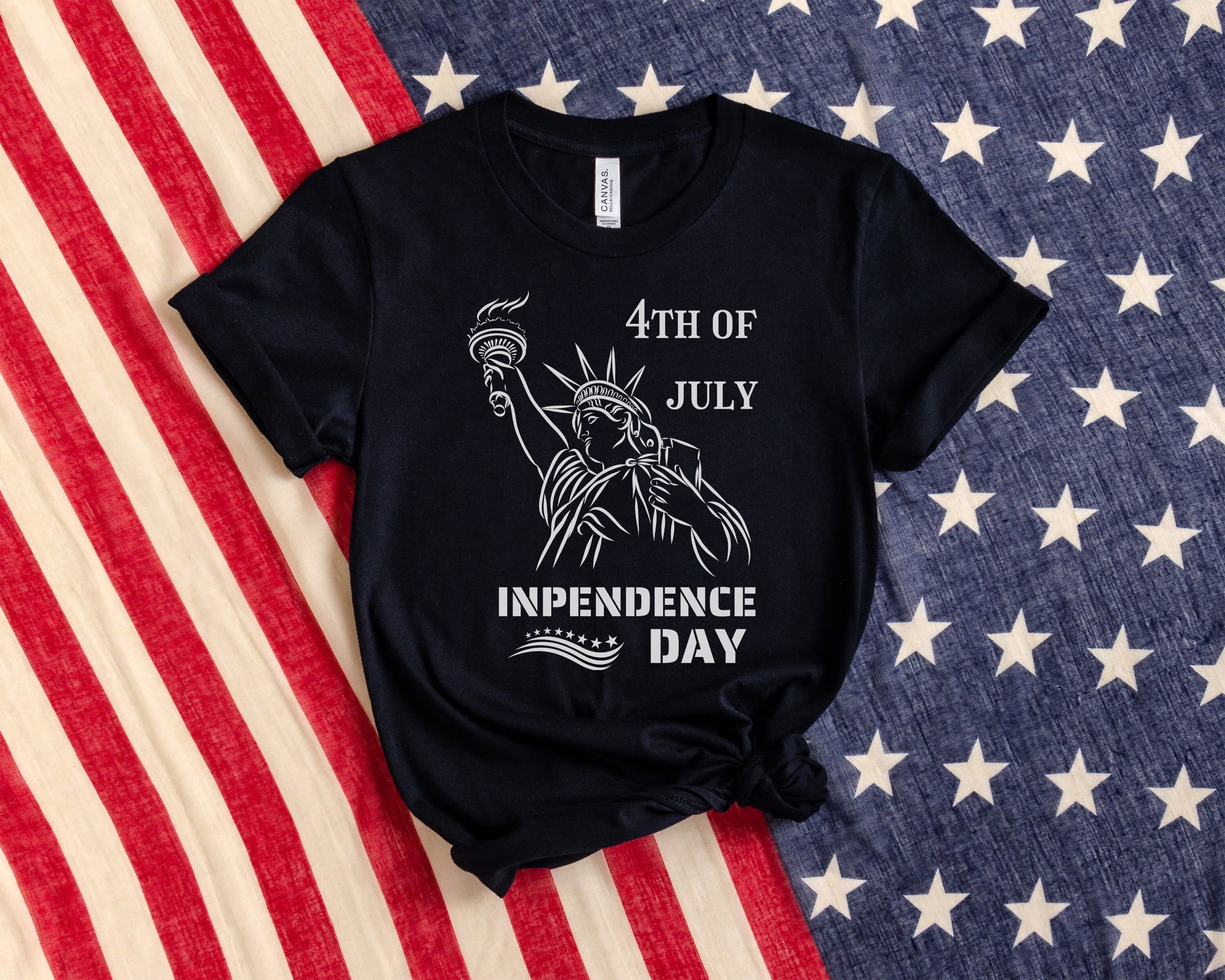 Independence Day 4th of July Print T-shirt