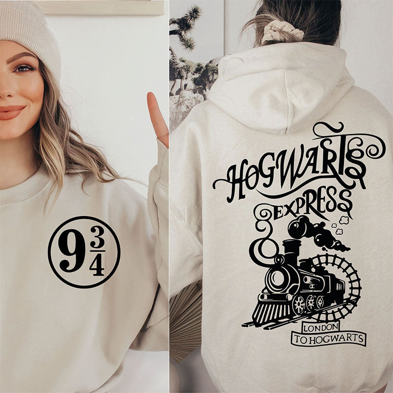 Magic Wizard Casual Print Hoodie