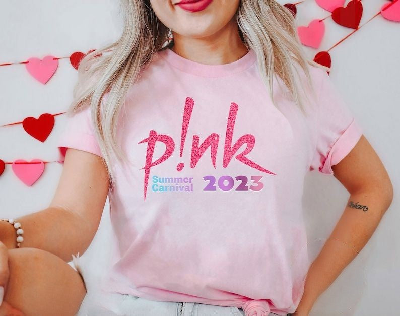 Trustfall Album Pink T-shirt