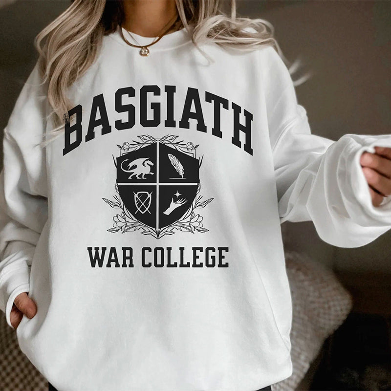 Fourth Wing Crewneck War College Sweatshirt