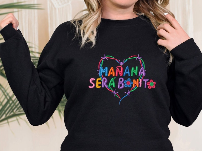 Karol G Embroidered Casual Sweatshirt