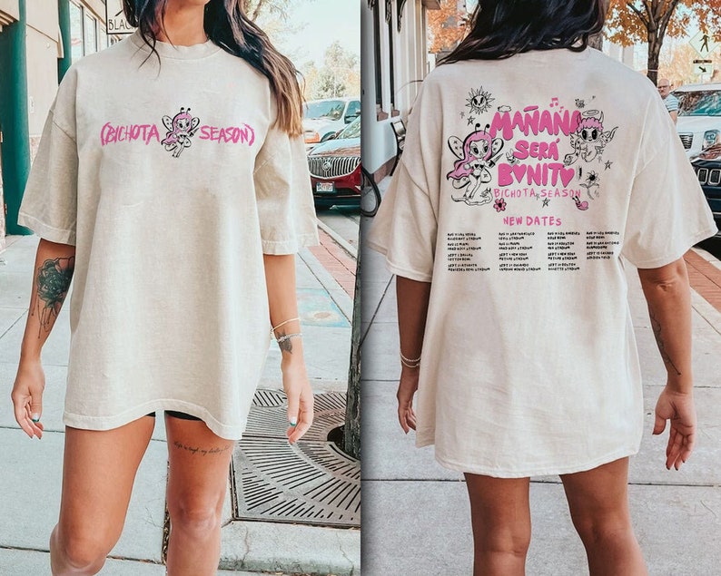 2023 Double Side Manana Sera Bonito T-shirt